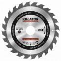 Kreator KRT020414 - Pilový kotouč na dřevo 185mm, 24T