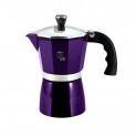 Konvice na espresso 3 šálky Purple Metallic Line