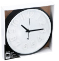 ARTICASA Nástěnné hodiny 30 cm černá / bíláED-224296cern