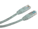 Patch kabel UTP cat 5e, 20m - šedý