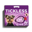 Ultrazvukový repelent TickLess Pet proti klíšťatům, růžový