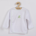 Kojenecká košilka s vyšívaným obrázkem New Baby zelená 56 (0-3m)