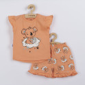 Dětské letní pyžamko New Baby Dream lososové 80 (9-12m)
