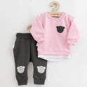 Kojenecká souprava tričko a tepláčky New Baby Brave Bear ABS růžová 68 (4-6m)