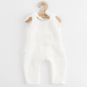 Kojenecké mušelínové lacláčky New Baby Soft dress béžová 80 (9-12m)