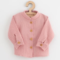Kojenecká mušelínová košile New Baby Soft dress růžová 56 (0-3m)