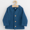 Kojenecký kabátek na knoflíky New Baby Luxury clothing Oliver modrý 92 (18-24m)