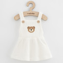 Kojenecká laclová sukýnka New Baby Luxury clothing Laura bílá 62 (3-6m)