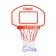 Basketbalový koš s deskou MASTER 60 x 42 cm 0