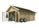 Dřevěná garáž KARIBU 43545 40 mm natur 0