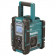 Makita DMR301 Aku rádio s nabíječkou, DAB, Bluetooth, Li-ion CXT 10,8/12V,LXT14,4/18V    Z 0