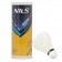Bílé badmintonové míčky z pěří NILS NL6203 LED 3ks 0