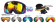 Brýle sjezdové SULOV HORNET, dvojsklo, fialové 0
