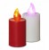 HomeLife Elektrická svíčka s plamenem 2 ks červená 0