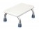 HomeLife Pomocná stolička BG-S-1010 40 x 23 x 15 cm 0
