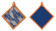 KELA Chňapka čtvercová ETHNO 100% bavlna modrá 20x20cm KL-12444 0