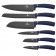 BERLINGERHAUS Sada nožů s nepřilnavým povrchem 6 ks Aquamarine Metallic Line BH-2514 0