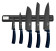 BERLINGERHAUS Sada nožů s magnetickým držákem 6 ks Aquamarine Metallic Line BH-2537 0