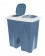 EXCELLENT Odpadkový koš na tříděný odpad 2 x 25 l modrá KO-Y54230710modr 0