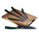 BERLINGERHAUS Sada nožů s nepřilnavým povrchem + prkénko 6 ks Emerald Collection BH-2551 0