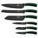 BERLINGERHAUS Sada nožů s nepřilnavým povrchem 6 ks Emerald Collection BH-2511 0