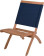 PROGARDEN Zahradní židle skládací akátové dřevo PORTO KO-VT2200530 0