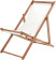 PROGARDEN Lehátko zahradní židle skládací akátové dřevo PORTO bílá KO-VT2200320 0