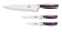 BERLINGERHAUS Sada nožů nerez 3 ks Purple Eclipse Collection BH-2675 0