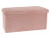 HOMESTYLING Taburet s úložným prostorem SAMET 76 x 40 cm růžová KO-101001110ruzo 0