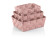 KELA Sada košíků Alvaro plast stříbrno-růžová 3 kusy KL-24353 0