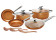 BLAUMANN Sada nádobí s nepřilnavým povrchem Le Chef Line Rosegold 11 ks BL-3342 0