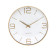 SEGNALE Nástěnné hodiny se zlatými číslicemi 30 cm bílá KO-837362070bila 0