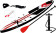 XQMAX Paddleboard pádlovací prkno 380 cm s kompletním příslušenstvím, červená KO-8DP000940 0