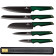 BERLINGERHAUS Sada nožů s nepřilnavým povrchem 6 ks Emerald Collection s magnetickým držákem BH-2696 0