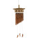 Zvonkohra bambusová s ptačí budkou 30 cm 0