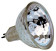 Halogenová lampa HRFG 20 W/12 V – s čelním sklem 35 mm 0