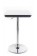 Barový stolek G21 Whieta white/black, plastový 0