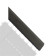 Přechodová lišta G21 pro WPC dlaždice Eben, 38,5x7,5 cm rohová (pravá) 0