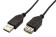 Kabel goobay USB 2.0 prodlužovací A-A, M-F černý, 60cm 0