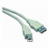 Kabel PremiumCord USB 2.0 A-B 2m, bílý/šedý 0