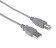 Kabel PremiumCord USB 2.0 A-B 5m, bílý/šedý 0