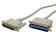 Kabel Roline k tiskárně MD25 - MC36, 25žil, lisovaný, 3m, šedý, pro paralelní přenos dat 0
