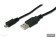 Kabel Roline USB A(M) - microUSB B(M), 5pinů Nokia CA-101, Kodak #8913907 1,8m, černý 0