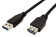 Kabel USB 3.0 A-A 3m A(M)-A(F) prodlužovací, černý 0