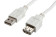 Kabel Value USB 2.0 prodlužovací A-A 3m, bílý/šedý 0
