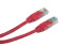 Patch kabel UTP cat 5e, 0,25m - červený 0