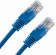 Patch kabel UTP cat 5e, 0,25m - modrý 0