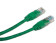 Patch kabel UTP cat 5e, 0,5m - zelený 0