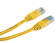 Patch kabel UTP cat 5e, 0,5m - žlutý 0