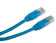 Patch kabel UTP cat 5e, 1m - modrý 0